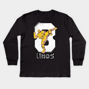 8 Limbs Kick V.1 Kids Long Sleeve T-Shirt